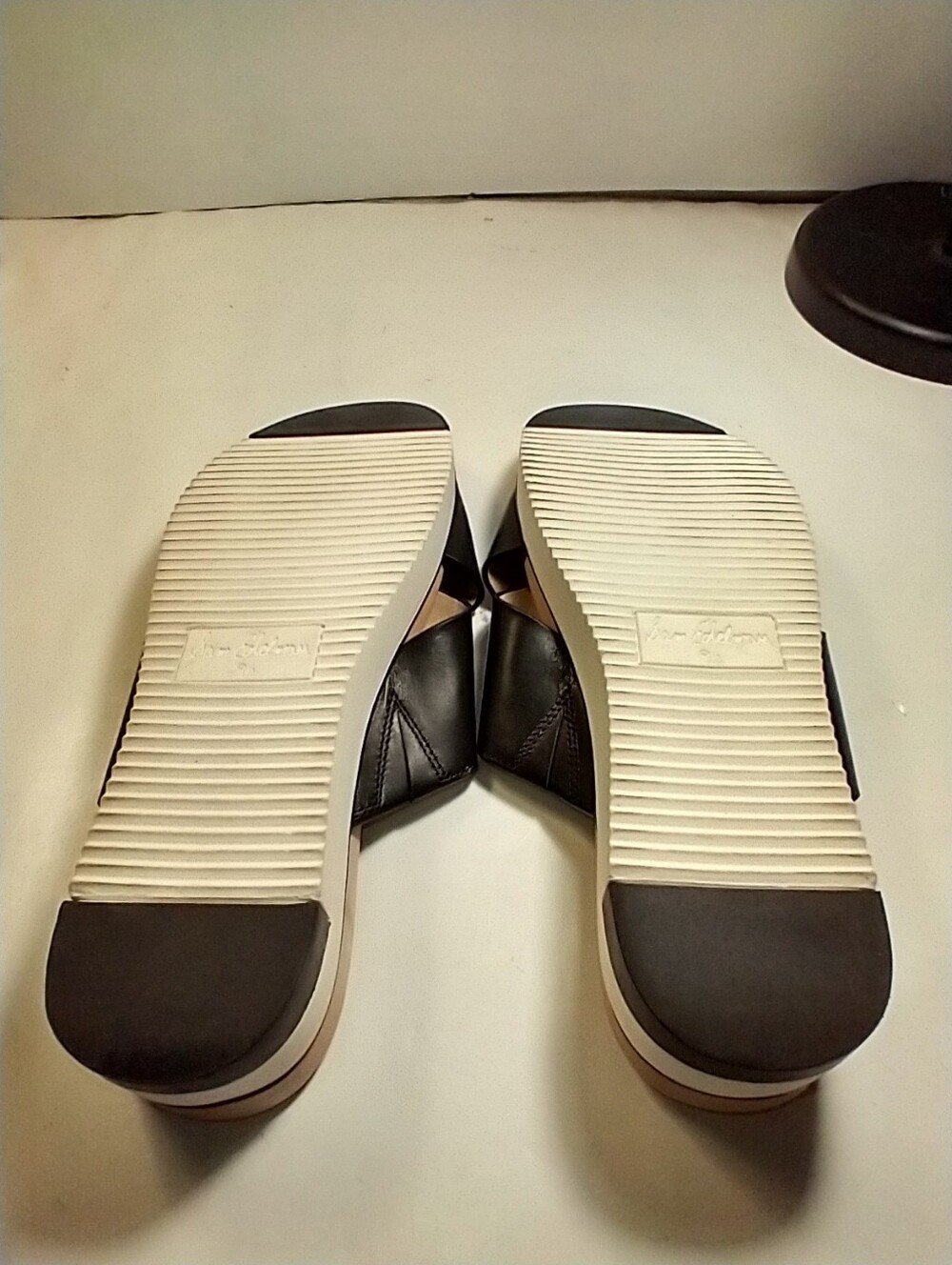 Sam Edelman Audrea Cross Strap Leather Slide Sandals Women's sz 9.5M. - Picture 9 of 12